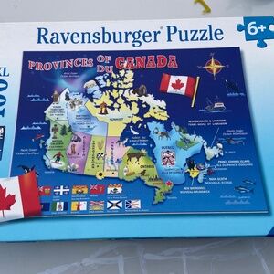 Ravensburger Puzzle Provinces of Canada, an educational puzzle for children 6 +